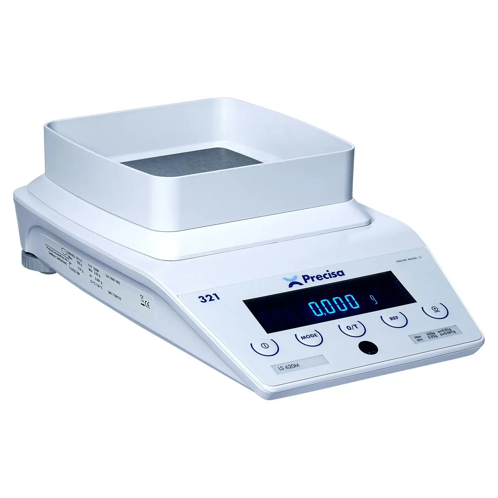 Precisa LS 620M SCS Analitik Terazi | 620 g | 1 mg (0.001 g) | Otomatik Kalibrasyon | VFD Ekran