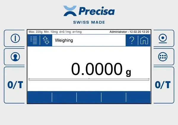 Precisa PT 620M SCS Dokunmatik Hassas Terazi | 620 g / 0,001 g