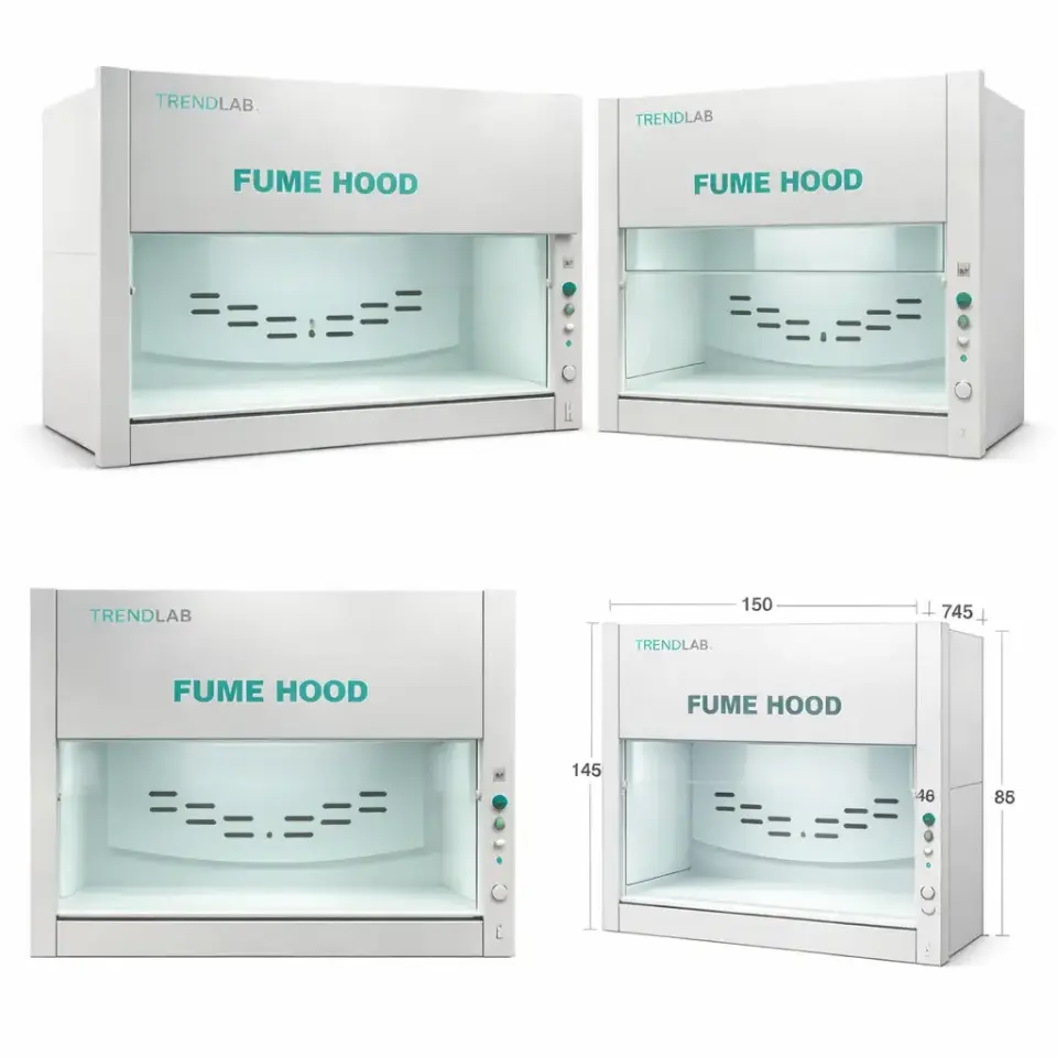 TRENDLAB Tezgah Üstü Çeker Ocak 150 cm