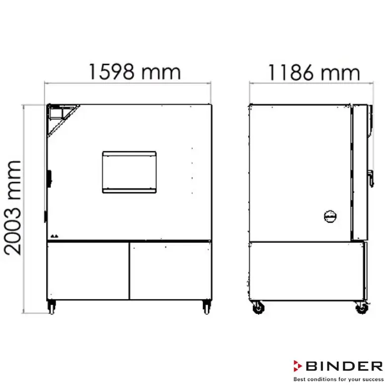 Binder  Klimatik Test Kabini MKF 720 - 734 Litre -40°C / +180°C / 10 % - 98 % Rh