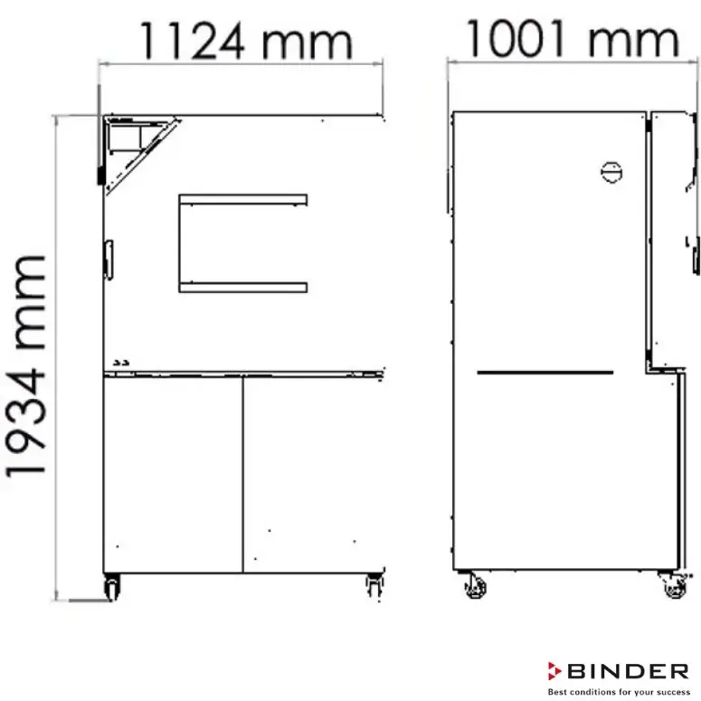 Binder Nemsiz Klimatik Test Kabini MKT 240- 228 Litre -70°C /+180°C