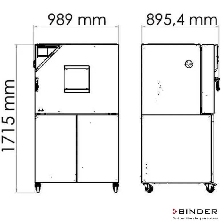 Binder Klimatik Test Kabini MKFT 115-115 Litre -70°C /+180°C / 10 % - 98 % Rh