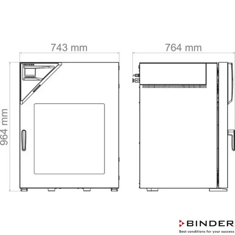 Binder  VD 115 Vakum Etüv 115 Lİtre +15°C / +200°C ( Yanicı Olmayan Solventler İçin )