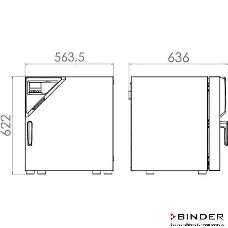 Binder İnkübatör Fansız 57 Litre +5°C +100°C