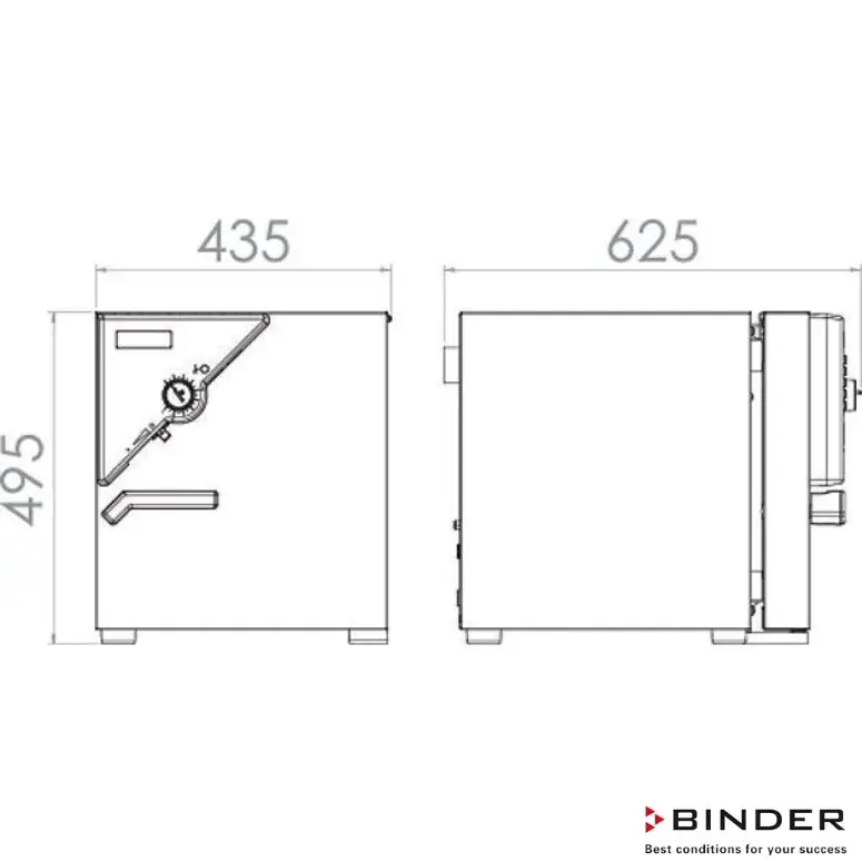 Binder Fanlı 20 Litre Etüv ( Kuru Hava Sterilizatörü ) +10°C / +300°C - FD 23