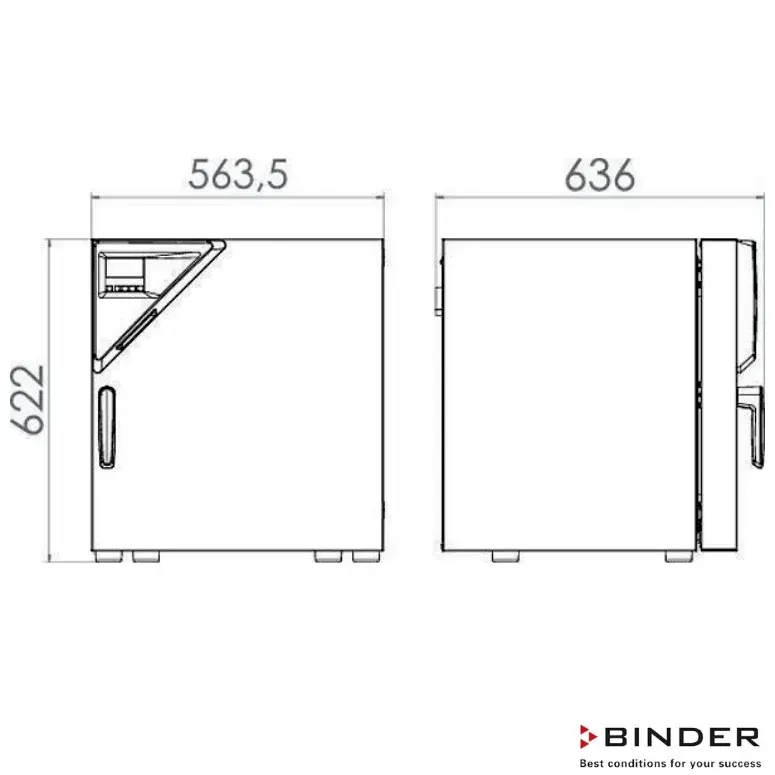Binder  Fanlı 116 Litre Etüv ( Kuru Hava Sterilizatörü ) +10°C / +300°C - FD 115