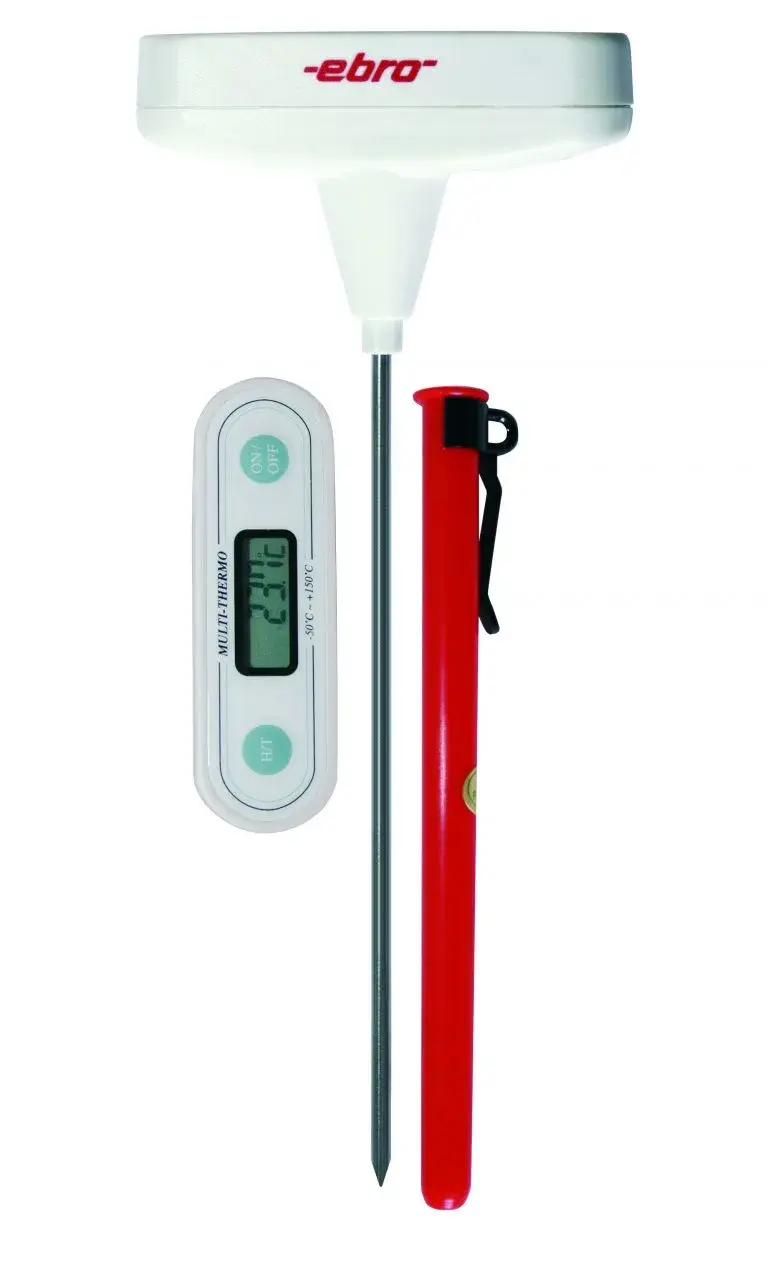 Ebro TDC 150 Dijital Saplama Tip Gıda Termometresi | IP65 Su Geçirmez & Hassas Paslanmaz Çelik Prob