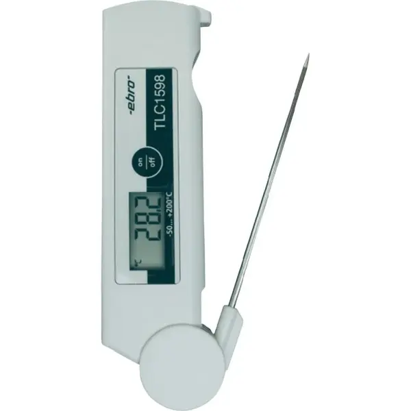Ebro TLC 1598 Hassas Katlanabilir Termometre | Pt 1000 Sensörlü Yüksek Doğruluklu Gıda ve Laboratuvar Termometresi