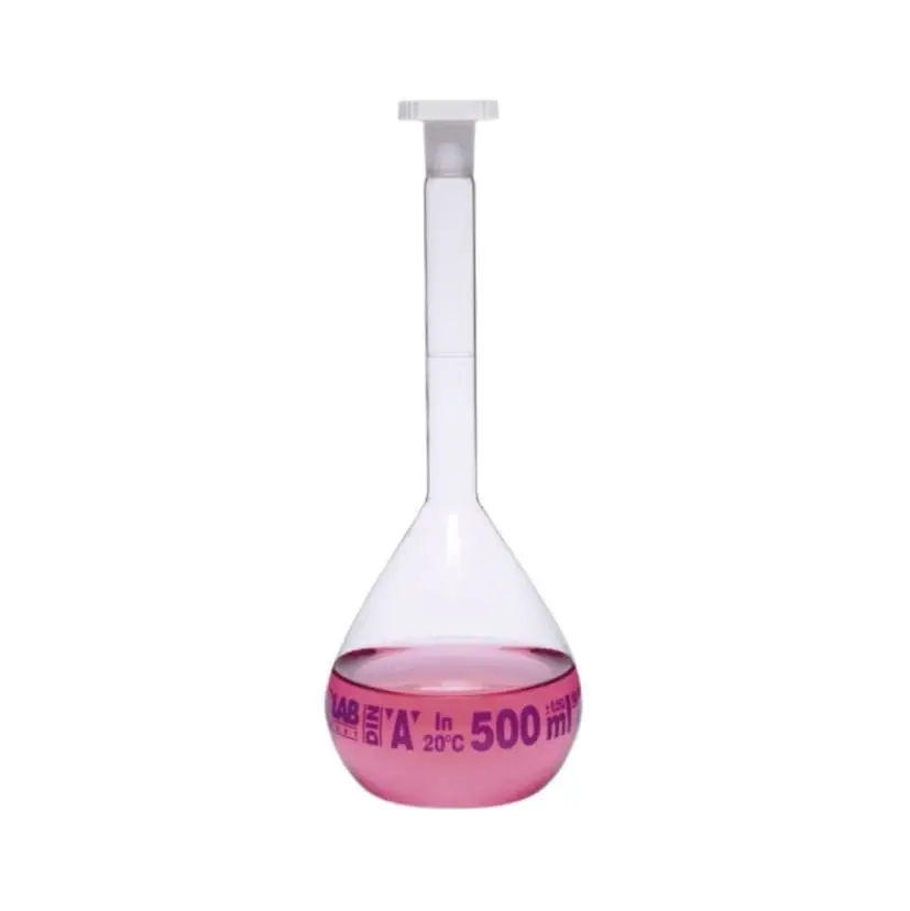 ISOLAB Balon Joje - Standard - Amber - A Kalite - Grup Sertifikalı - Beyaz Skala - 20 ml - NS 10/19