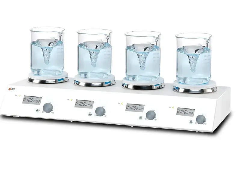 DLAB MS-M-S4 4 Bölmeli Dijital Manyetik Karıştırıcı 4 X 3 Litre 200-1500rpm
