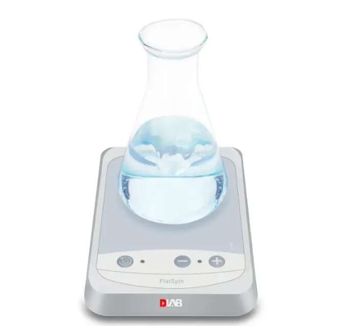 DLAB FlatSpin Ultra Düz Kompakt Manyetik Karıştırıcı 0,8 Litre / 15 - 1.500 rpm