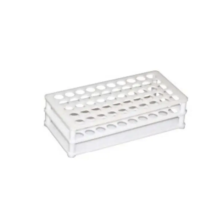 Deney Tüpü Sporu, Plastik Beyaz - 60 Tüp Kapasiteli (16 mm)