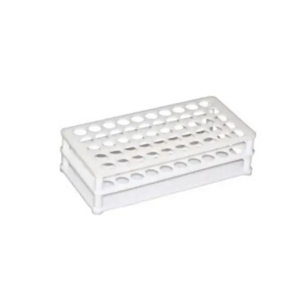 Deney Tüpü Sporu, Plastik Beyaz - 90 Tüp Kapasiteli (13 mm)
