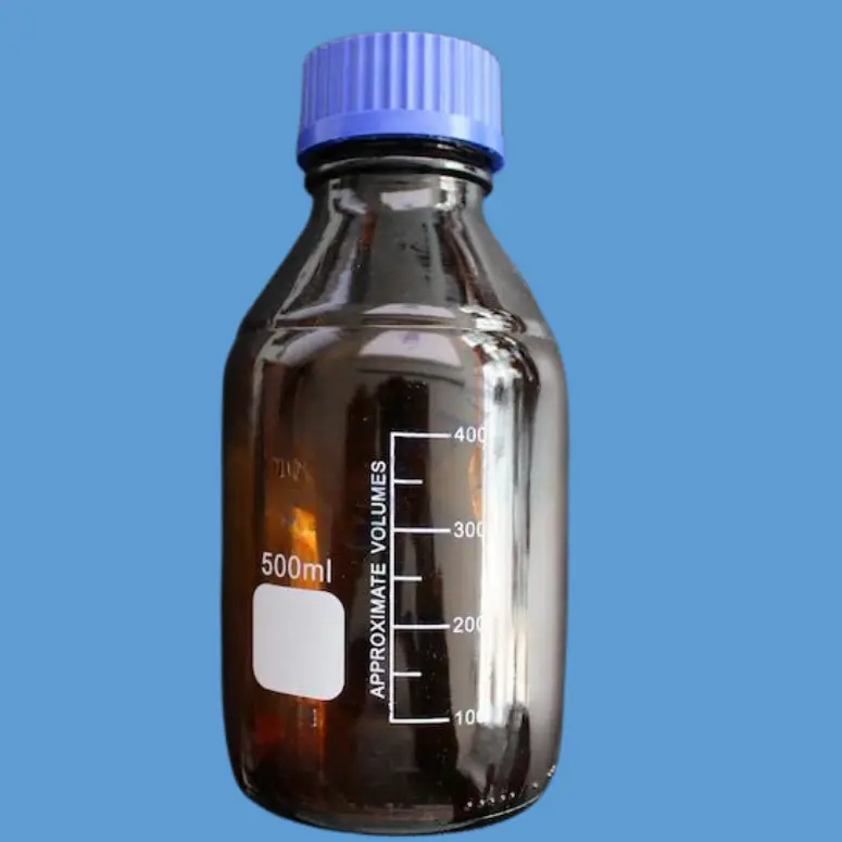 Otoklav Şişesi - Amber (Medya Şişesi), İthal - GL45 Kapaklı