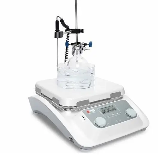 DLab MS10-H500-Pro Set Isıtıcılı Manyetik Karıştırıcı | 500°C  |  30 Litre  |  Cam Seramik (Sensör Dahil)