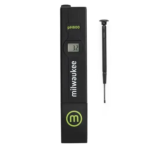 Milwaukee PH600 Cep Tipi pH Ölçer | 0.0-14.0 pH Kalem Tipi