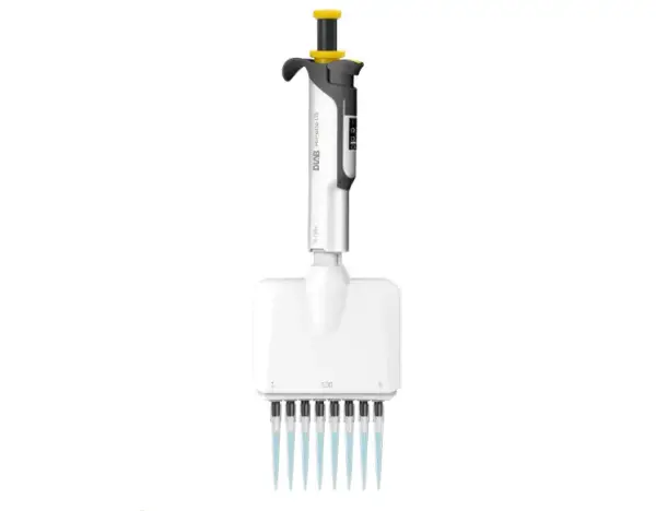 DLAB HiPette 8 Kanallı Ayarlanabilir Mikropipet | 20–200 µL