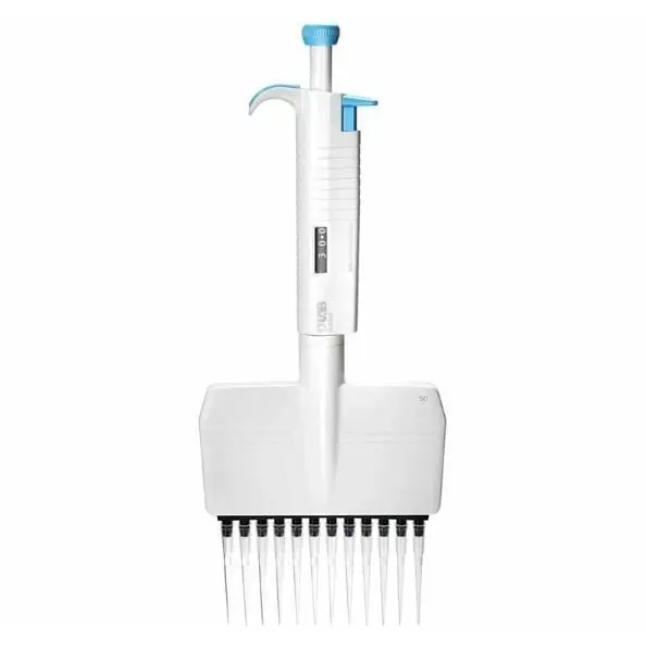 DLab Micropette Plus 12 Kanallı Otomatik Pipet | 0.5-10 µl | Tam Otoklavlanabilir