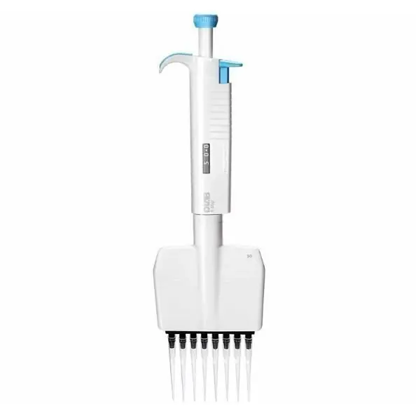 DLab Micropette Plus 8 Kanallı Otomatik Pipet | 50-300 µl | Tam Otoklavlanabilir