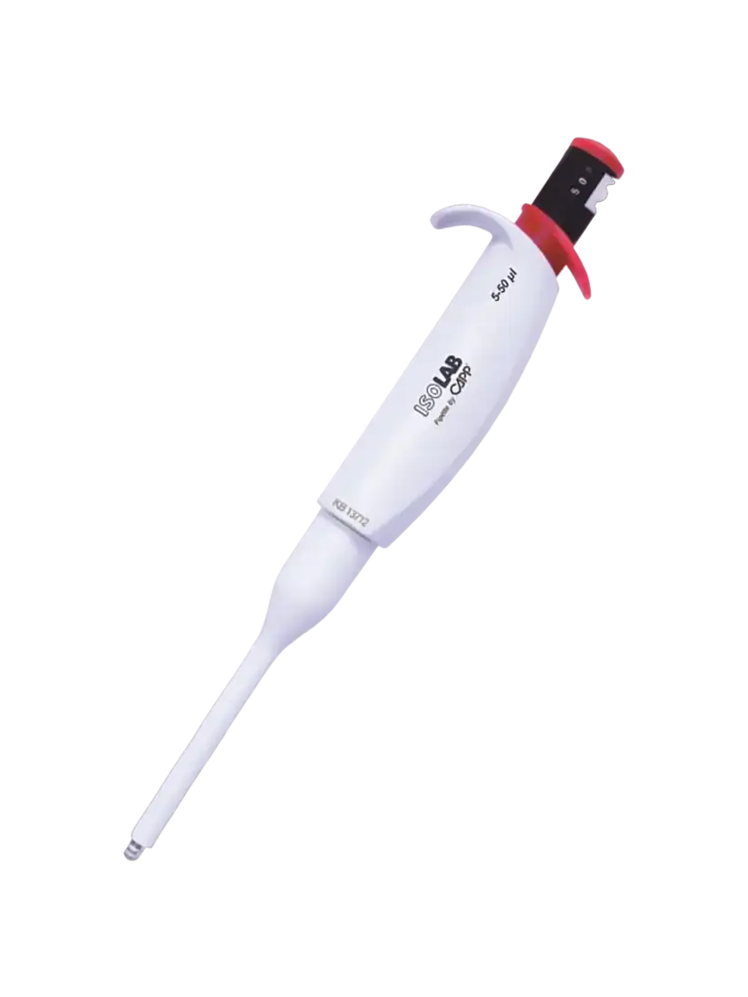 ISOLAB Otomatik Pipet Tek Kanal Otoklavlanabilir Araştırma Amaçlı | 0.5–10 μL
