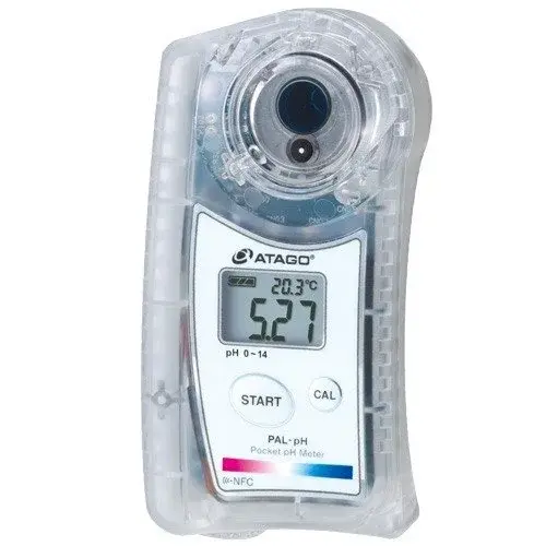 ATAGO PAL-pH Dijital El Tipi pH Metre | 0–14 pH | Düz Yüzey Elektrotlu