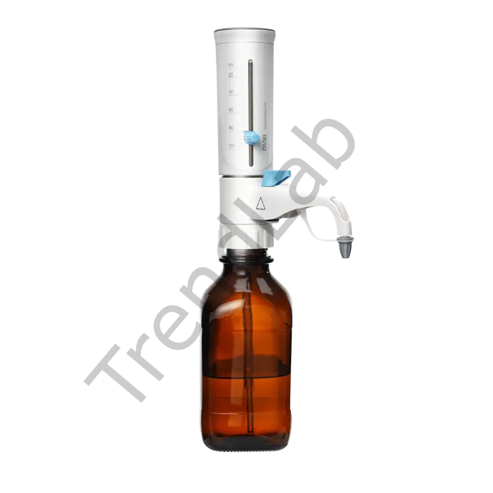 DLab DispensMate Pro Şişe Üstü Dispenser | 0.5-5 mL | Tam Otoklavlanabilir