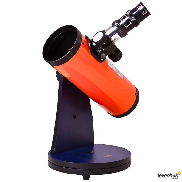 Levenhuk LabZZ D1 Teleskop | 76 mm Masaüstü Dobson | Çocuklar İçin Başlangıç Teleskopu