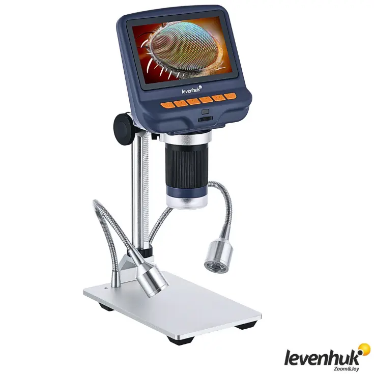 LEVENHUK DTX RC1 Dijital Mikroskop | 4,3 inç LCD, 3–220×