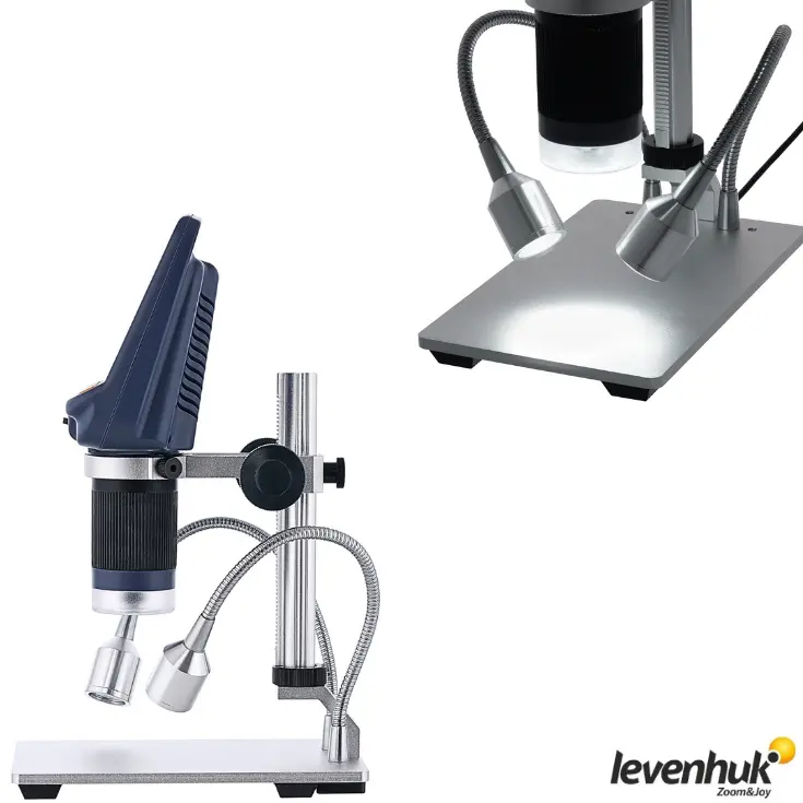 LEVENHUK DTX RC1 Dijital Mikroskop | 4,3 inç LCD, 3–220×