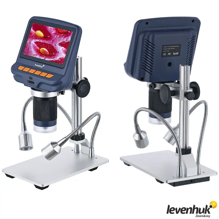 LEVENHUK DTX RC1 Dijital Mikroskop | 4,3 inç LCD, 3–220×