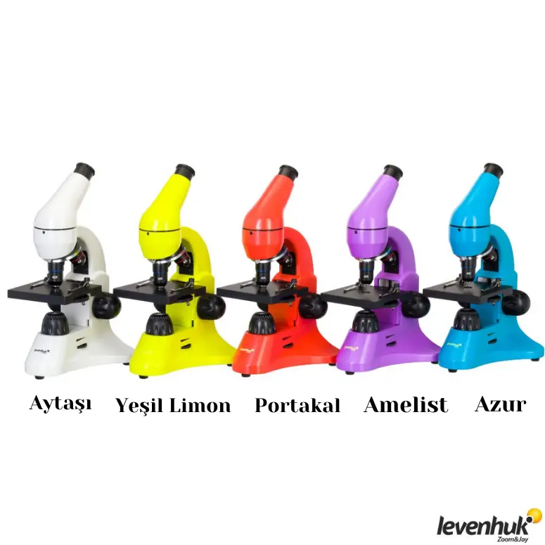 LEVENHUK Rainbow 50L Orange Mikroskop | 40–800×