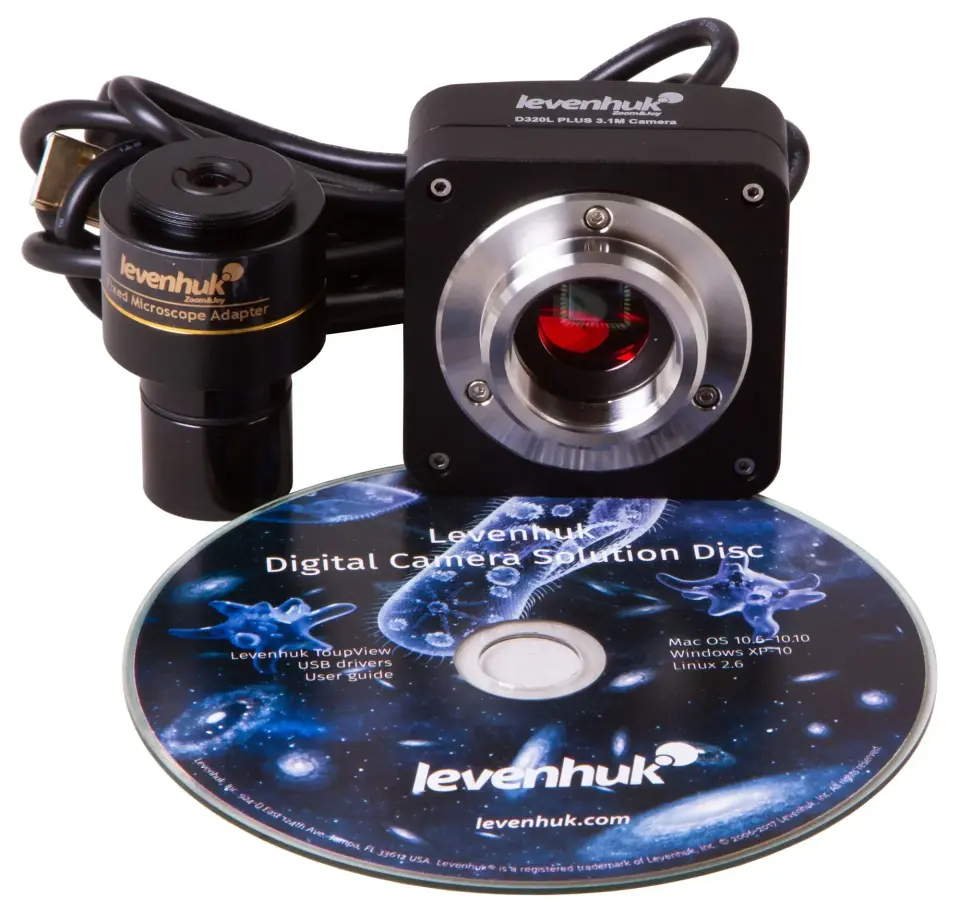 LEVENHUK D320L PLUS 3,1 MP Dijital Monoküler Mikroskop | 40–1600×