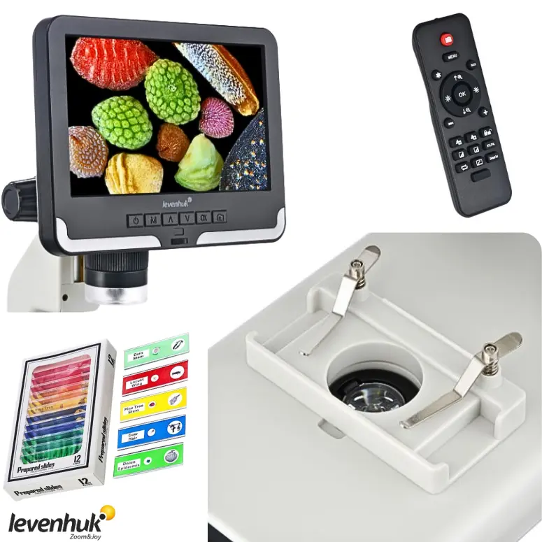 LEVENHUK Rainbow DM700 LCD Dijital Mikroskop | 10–200×