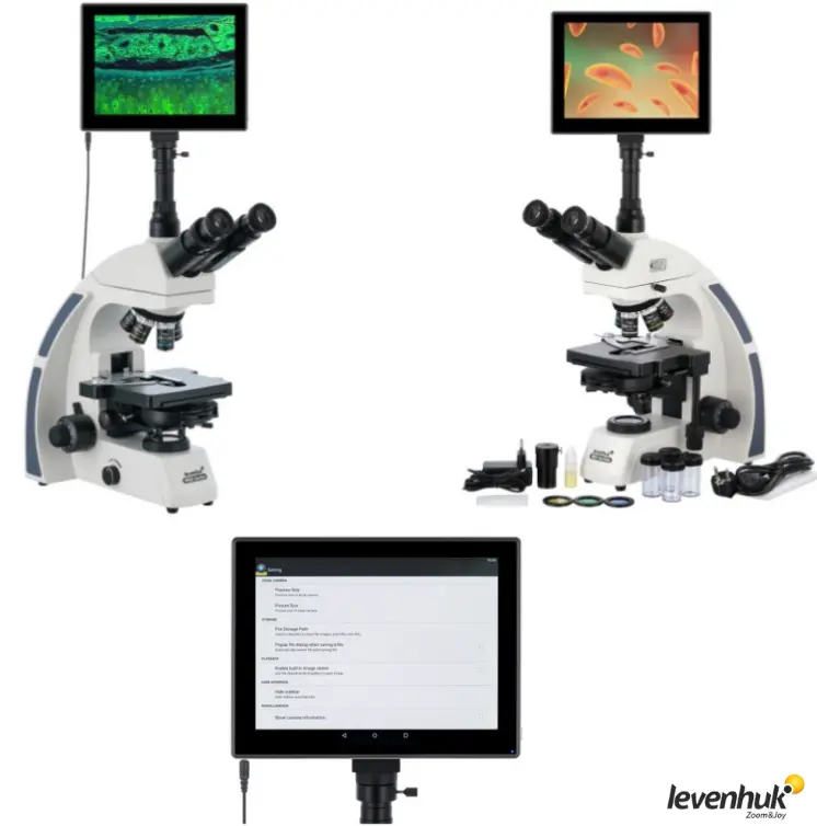 LEVENHUK MED D45T LCD Dijital Trinoküler Mikroskop