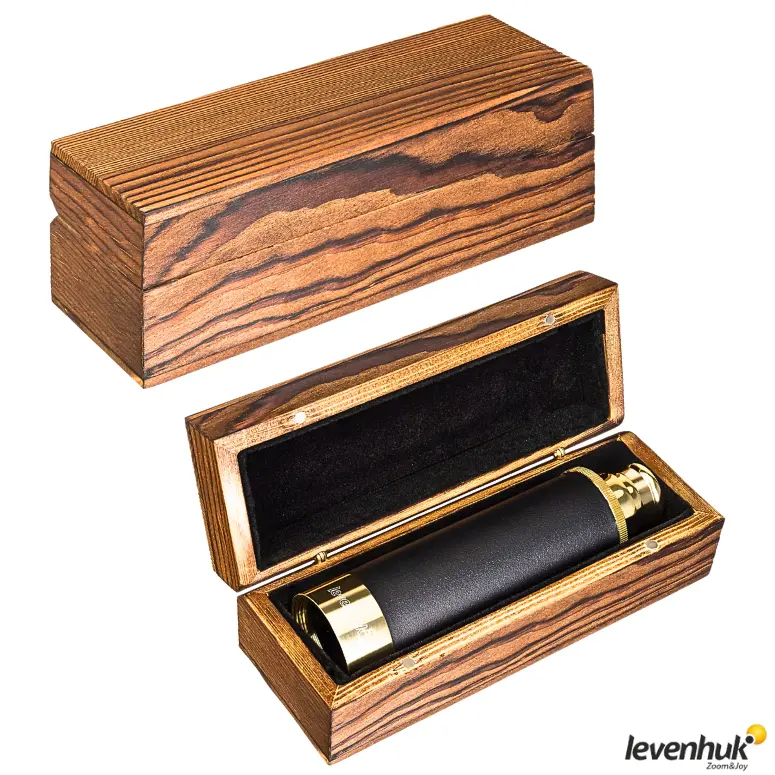 LEVENHUK Spyglass SG2 Pirinç Gözlem Teleskopu | 12×30
