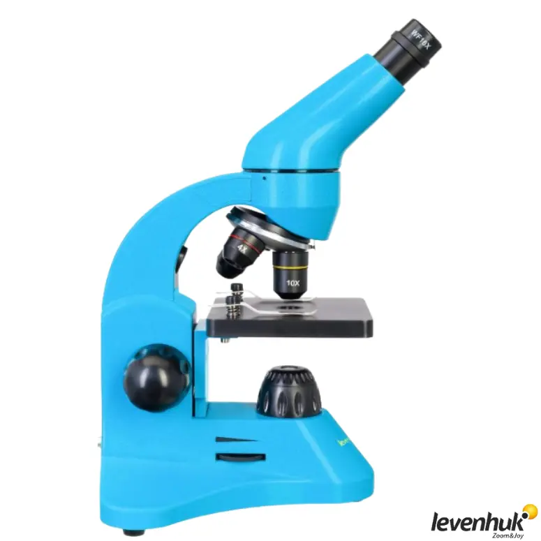 LEVENHUK Rainbow 50L PLUS Biyolojik Mikroskop | 64–1280× Azure