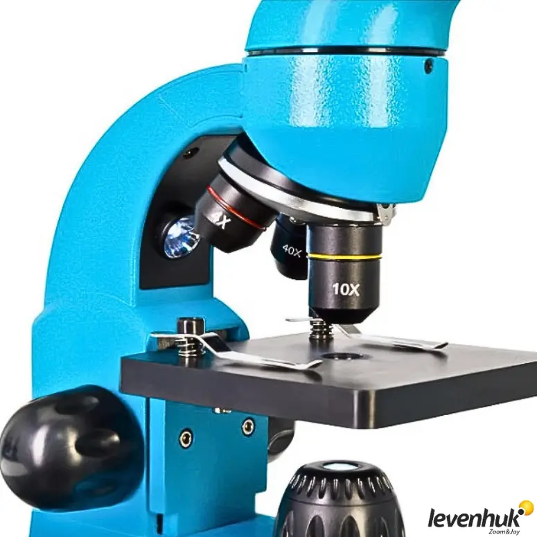 LEVENHUK Rainbow 50L PLUS Biyolojik Mikroskop | 64–1280× Azure