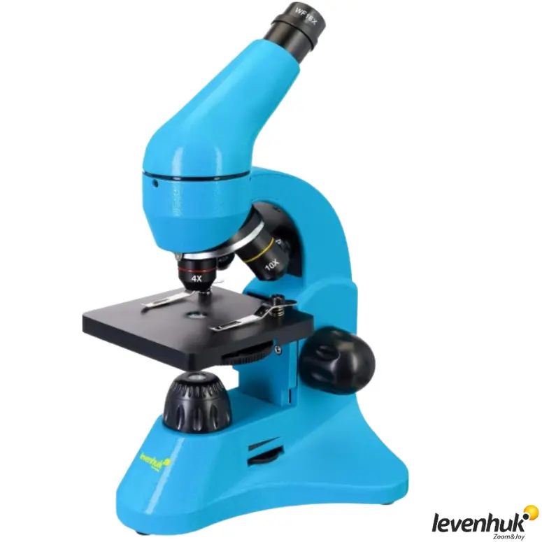 LEVENHUK Rainbow 50L PLUS Biyolojik Mikroskop | 64–1280× Azure