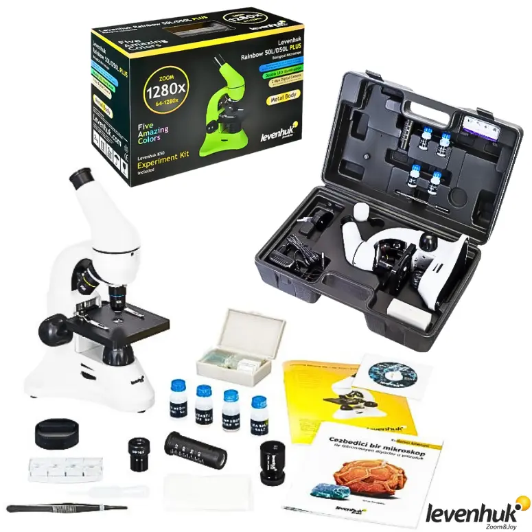 LEVENHUK Rainbow D50L PLUS 2M Dijital Mikroskop | Moonstone