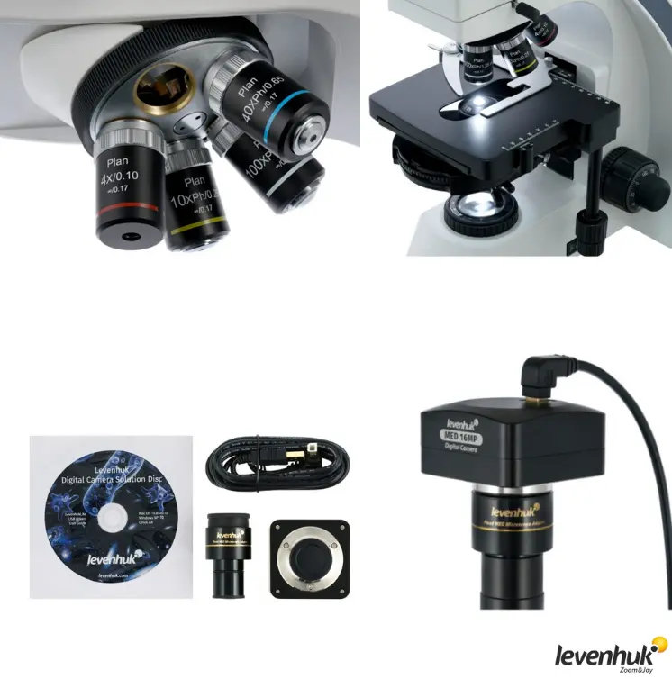 LEVENHUK MED D45T Dijital Trinoküler Mikroskop