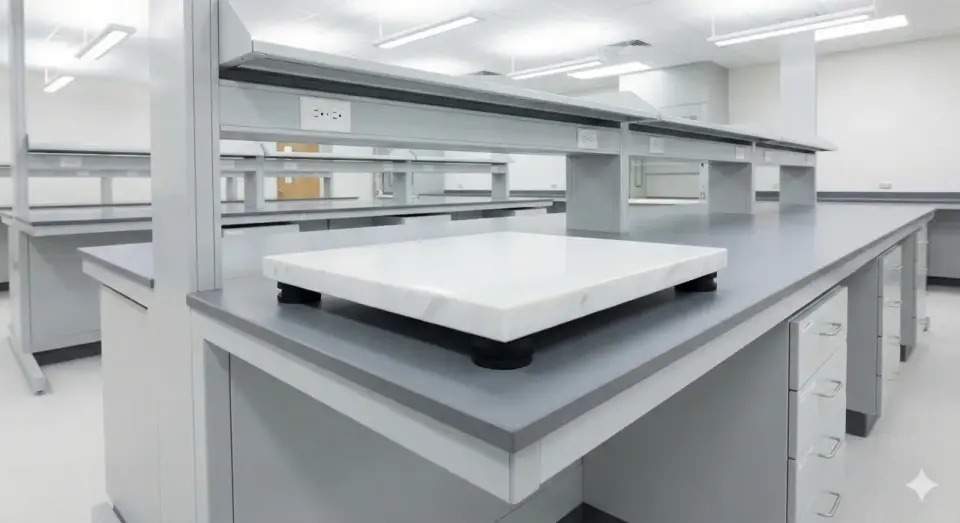 Hassas Cihaz Masaları | Titreşim Sönümleyici Laboratuvar Masaları