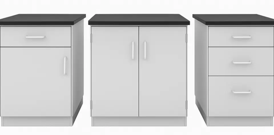 Çekmeceli Modüler Dolap | Laboratuvar Tezgah Altı Depolama Ünitesi