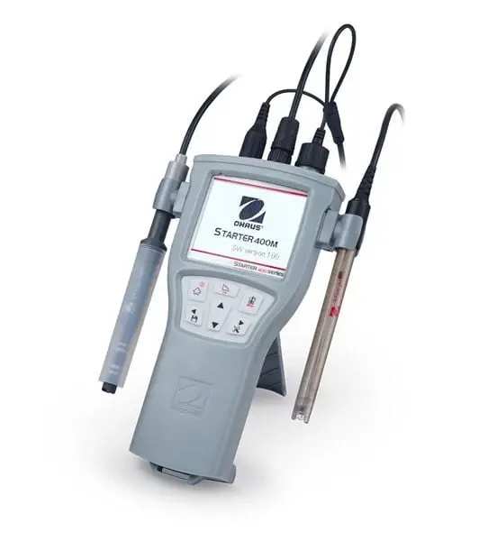 OHAUS Starter ST400M-G Portatif pH ve İletkenlik Ölçer Seti | IP67