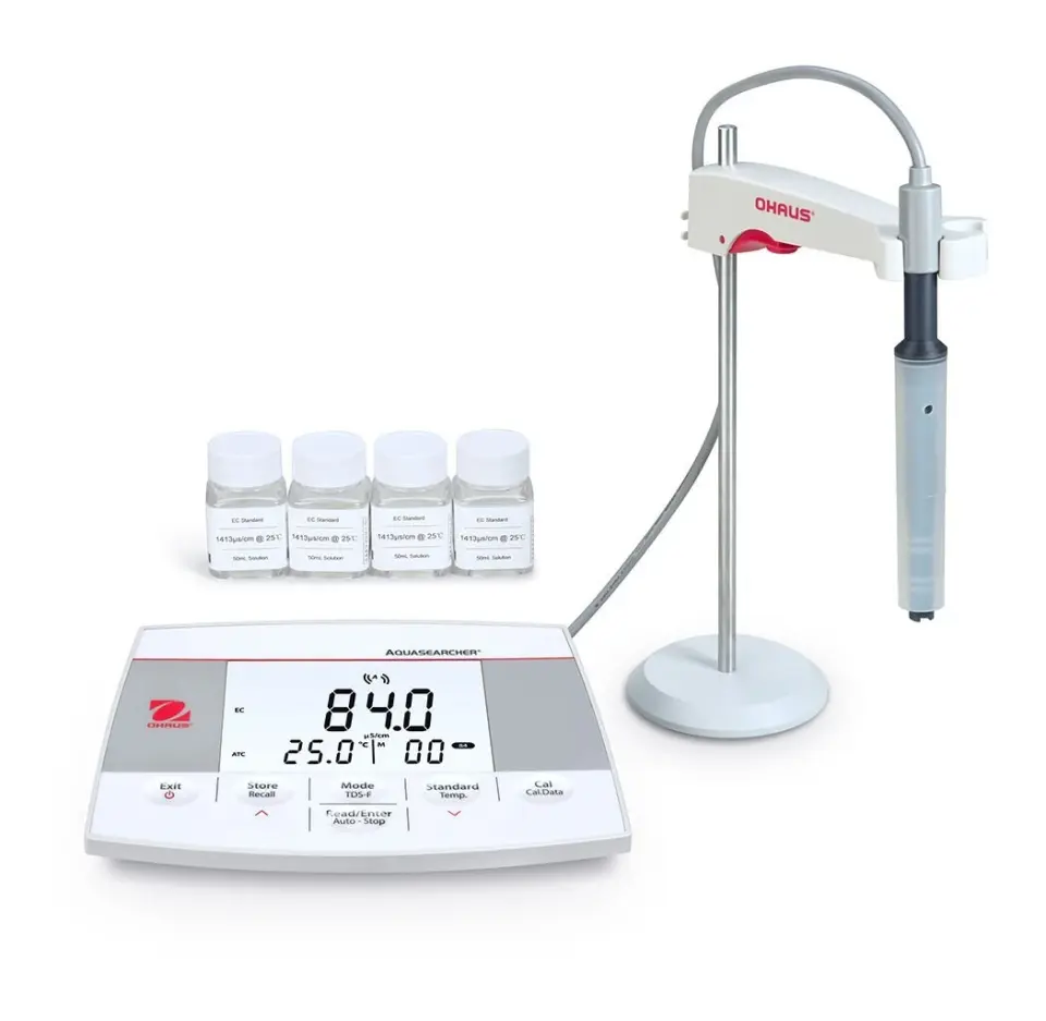 OHAUS AquaSearcher a-AB23EC-F İletkenlik Ölçer Seti | STCON3 + 1413 µS/cm