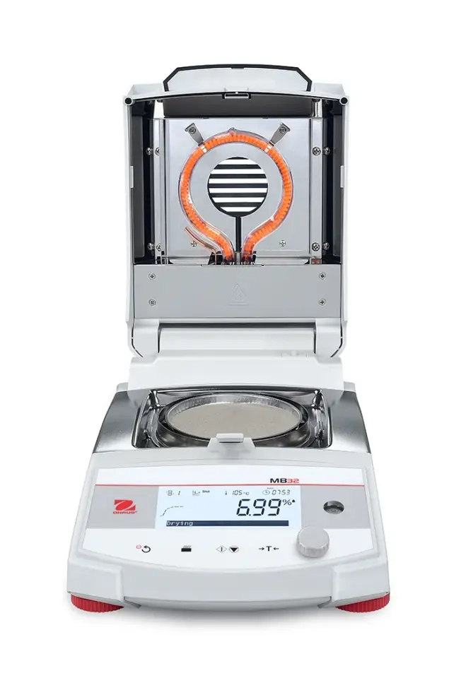 OHAUS MB32 Yüksek Hassasiyetli Nem Tayini Cihazı | 90 g | 1 mg | Karbon Fiber Isıtma