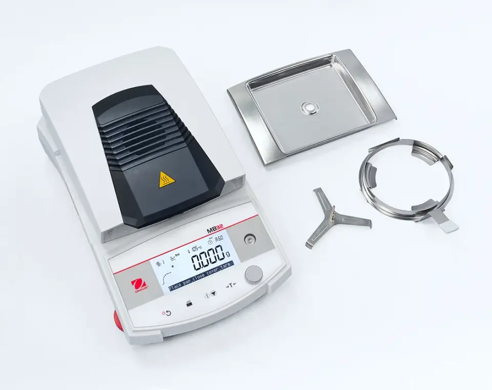 OHAUS MB32 Yüksek Hassasiyetli Nem Tayini Cihazı | 90 g | 1 mg | Karbon Fiber Isıtma