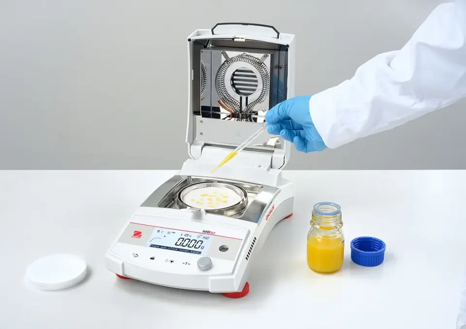 OHAUS MB32 Yüksek Hassasiyetli Nem Tayini Cihazı | 90 g | 1 mg | Karbon Fiber Isıtma