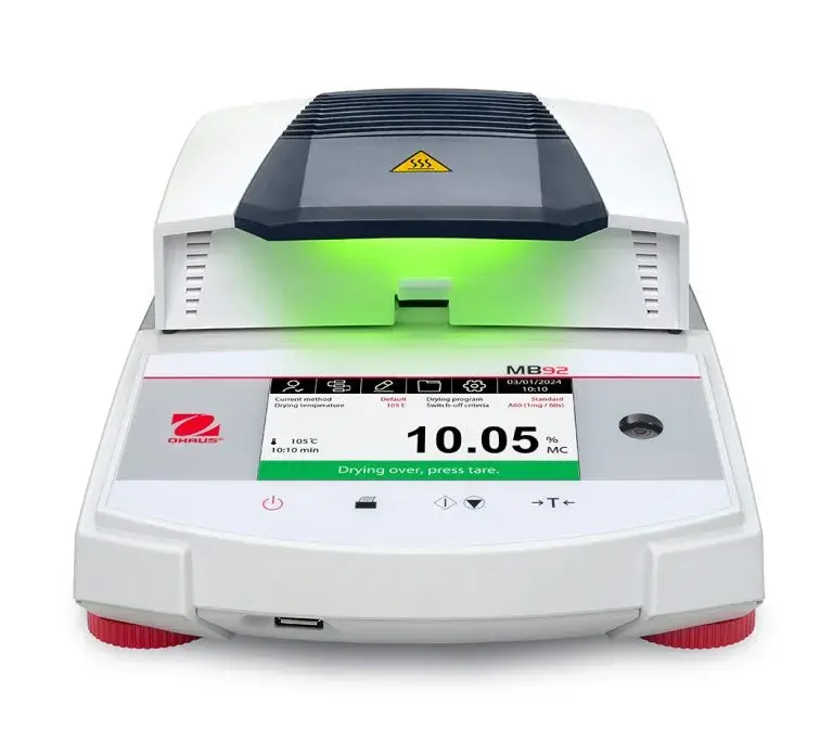 OHAUS MB92 Yüksek Hassasiyetli Nem Tayini Cihazı | 90 g | 1 mg | Halojen Isıtma